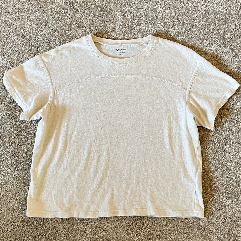 Madewell tee in cream